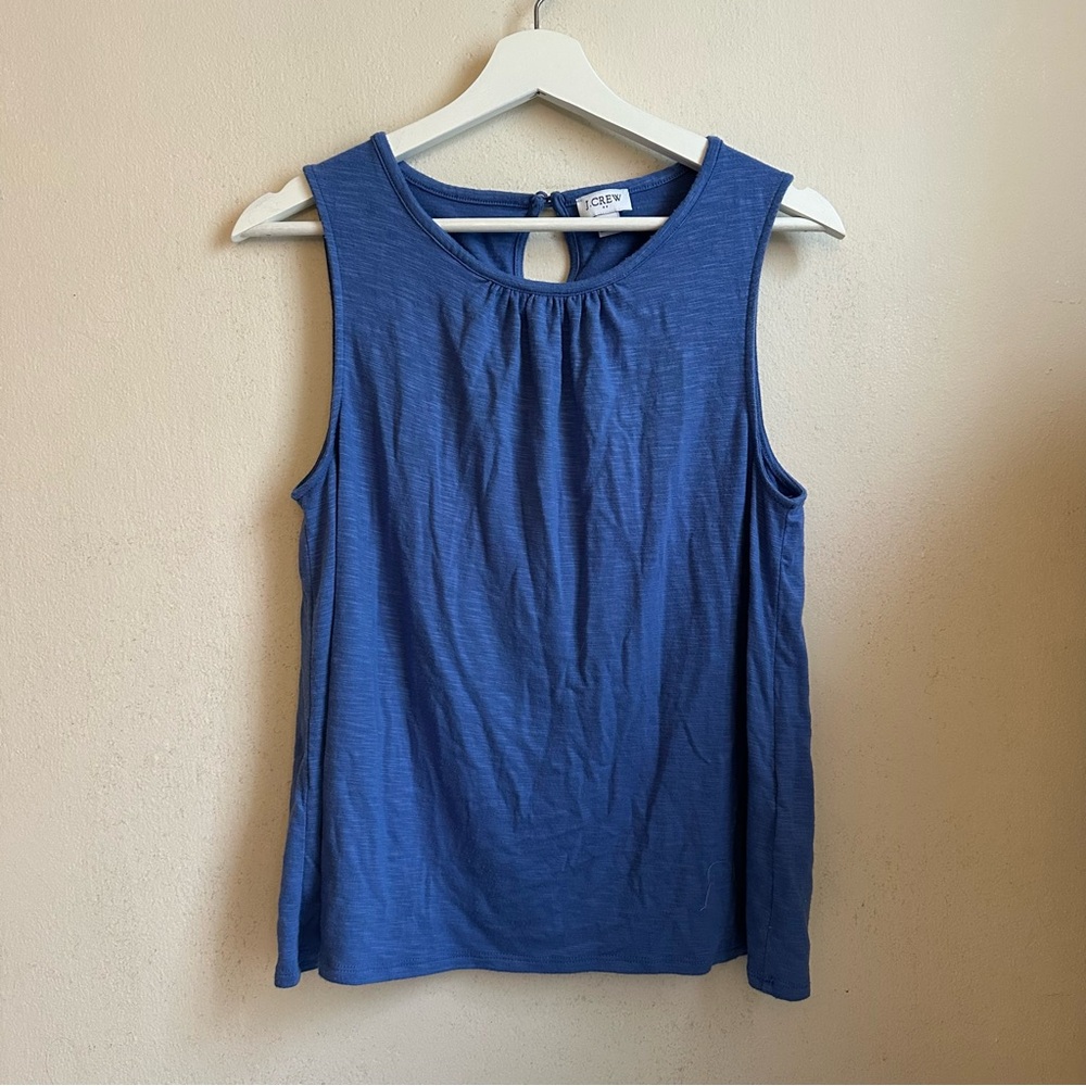 66/ J. Crew Blue Sleeveless Top